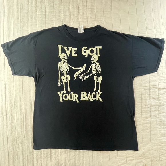 I’ve Got Your Back Funny Fruit of the Loom Cotton Tee XL - Picture 3 of 6